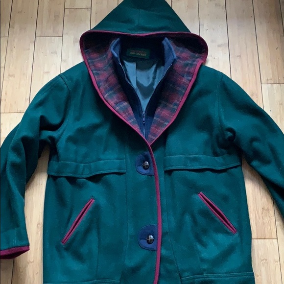 Herman Kay 90s color block wool bib jacket - Picture 3 of 4